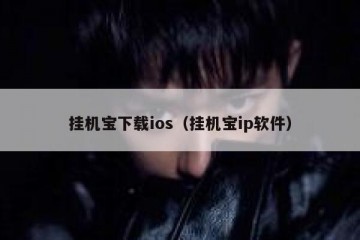 挂机宝下载ios（挂机宝ip软件）