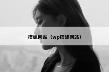搭建网站（wp搭建网站）
