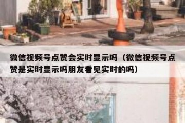 微信视频号点赞会实时显示吗（微信视频号点赞是实时显示吗朋友看见实时的吗）