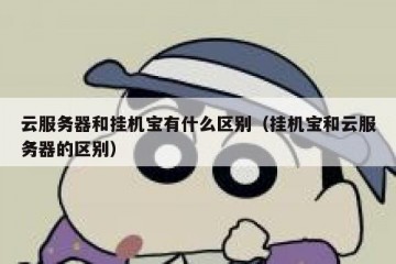 云服务器和挂机宝有什么区别（挂机宝和云服务器的区别）
