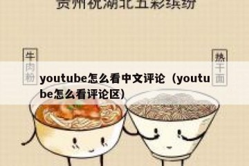 youtube怎么看中文评论（youtube怎么看评论区）