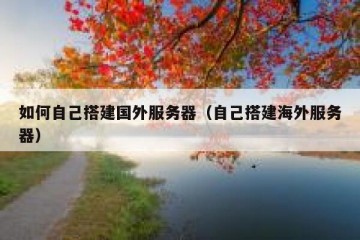 如何自己搭建国外服务器（自己搭建海外服务器）