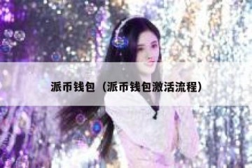 派币钱包（派币钱包激活流程）