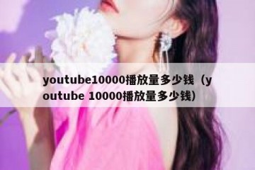 youtube10000播放量多少钱（youtube 10000播放量多少钱）