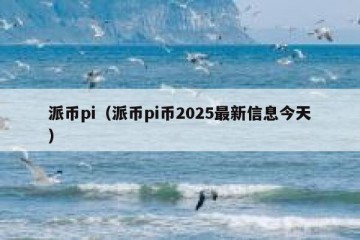 派币pi（派币pi币2025最新信息今天）