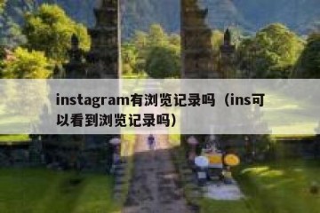 instagram有浏览记录吗（ins可以看到浏览记录吗）