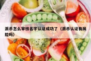 派币怎么审核名字认证成功了（派币认证有风险吗）