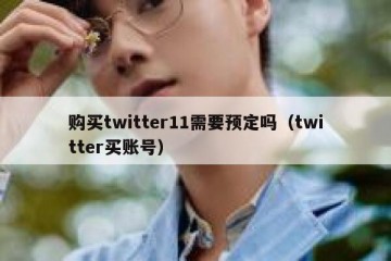 购买twitter11需要预定吗（twitter买账号）