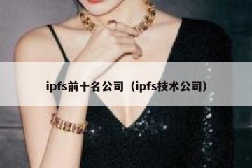 ipfs前十名公司（ipfs技术公司）