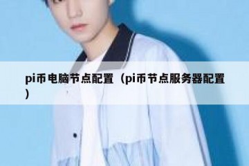 pi币电脑节点配置（pi币节点服务器配置）
