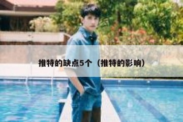 推特的缺点5个（推特的影响）