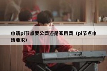 申请pi节点要公网还是家用网（pi节点申请要求）
