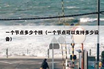 一个节点多少个核（一个节点可以支持多少设备）