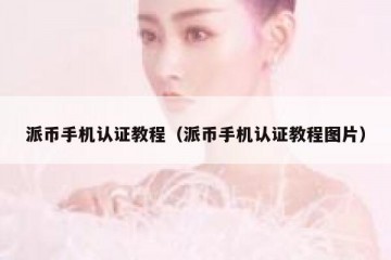 派币手机认证教程（派币手机认证教程图片）