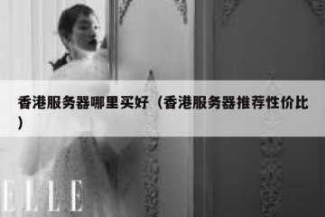 香港服务器哪里买好（香港服务器推荐性价比）