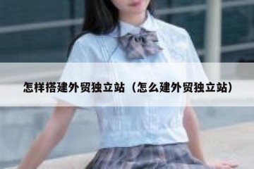 怎样搭建外贸独立站（怎么建外贸独立站）
