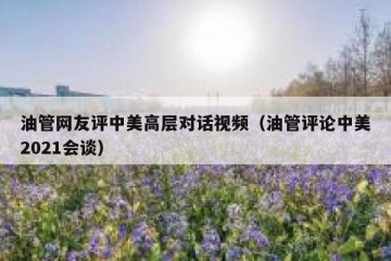 油管网友评中美高层对话视频（油管评论中美2021会谈）