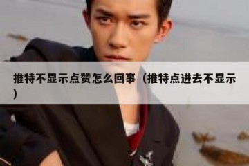 推特不显示点赞怎么回事（推特点进去不显示）