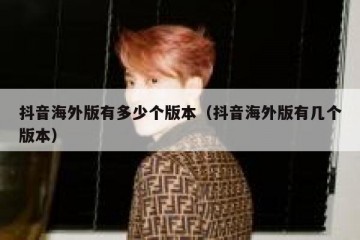 抖音海外版有多少个版本（抖音海外版有几个版本）