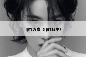 ipfs方案（ipfs技术）