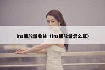 ins播放量收益（ins播放量怎么算）