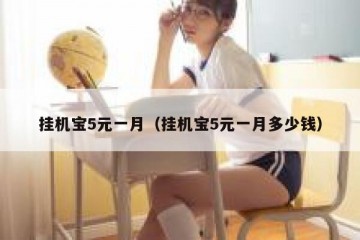 挂机宝5元一月（挂机宝5元一月多少钱）