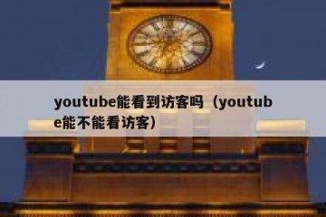 youtube能看到访客吗（youtube能不能看访客）