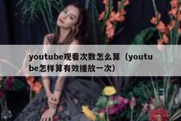 youtube观看次数怎么算（youtube怎样算有效播放一次）