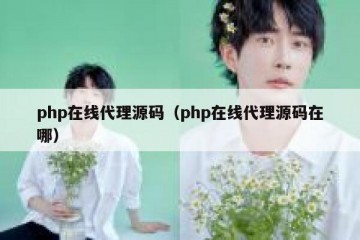 php在线代理源码（php在线代理源码在哪）
