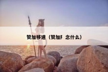 赞加移速（赞加阝念什么）