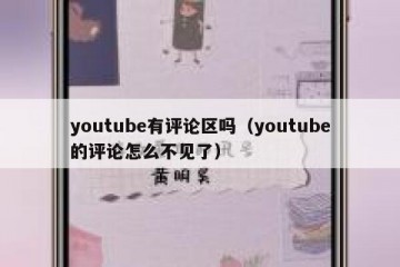 youtube有评论区吗（youtube的评论怎么不见了）
