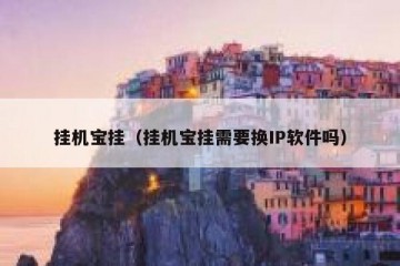 挂机宝挂（挂机宝挂需要换IP软件吗）