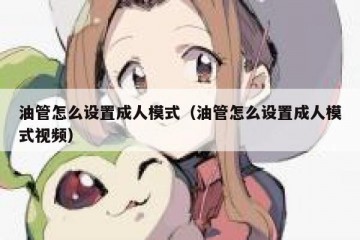 油管怎么设置成人模式（油管怎么设置成人模式视频）