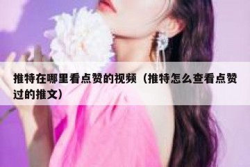 推特在哪里看点赞的视频（推特怎么查看点赞过的推文）