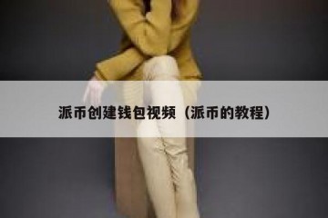 派币创建钱包视频（派币的教程）