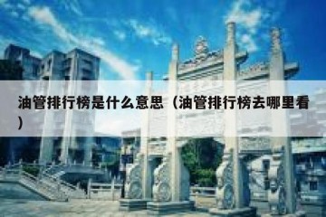 油管排行榜是什么意思（油管排行榜去哪里看）