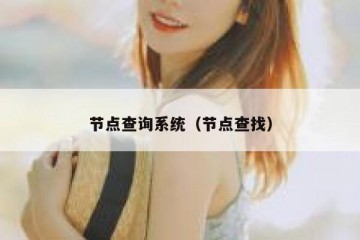 节点查询系统（节点查找）