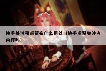 快手关注和点赞有什么用处（快手点赞关注占内存吗）