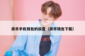 派币手机钱包的设置（派币钱包下载）