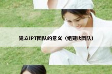 建立IPT团队的意义（组建it团队）