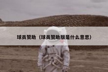 球员赞助（球员赞助版是什么意思）