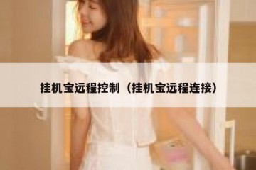 挂机宝远程控制（挂机宝远程连接）