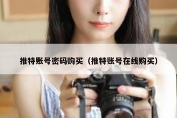 推特账号密码购买（推特账号在线购买）