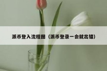 派币登入流程图（派币登录一会就出错）