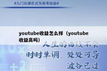 youtube收益怎么样（youtube收益高吗）