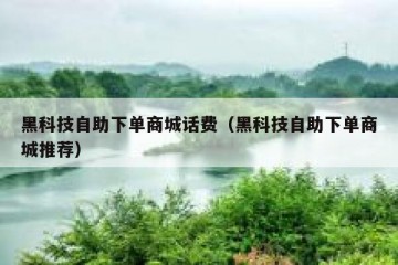 黑科技自助下单商城话费（黑科技自助下单商城推荐）