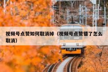 视频号点赞如何取消掉（视频号点赞错了怎么取消）