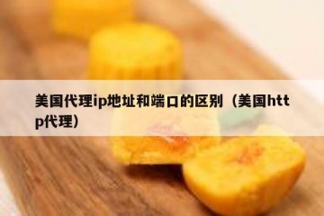 美国代理ip地址和端口的区别（美国http代理）