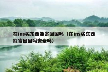 在ins买东西能寄回国吗（在ins买东西能寄回国吗安全吗）