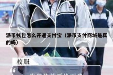 派币钱包怎么开通支付宝（派币支付商城是真的吗）